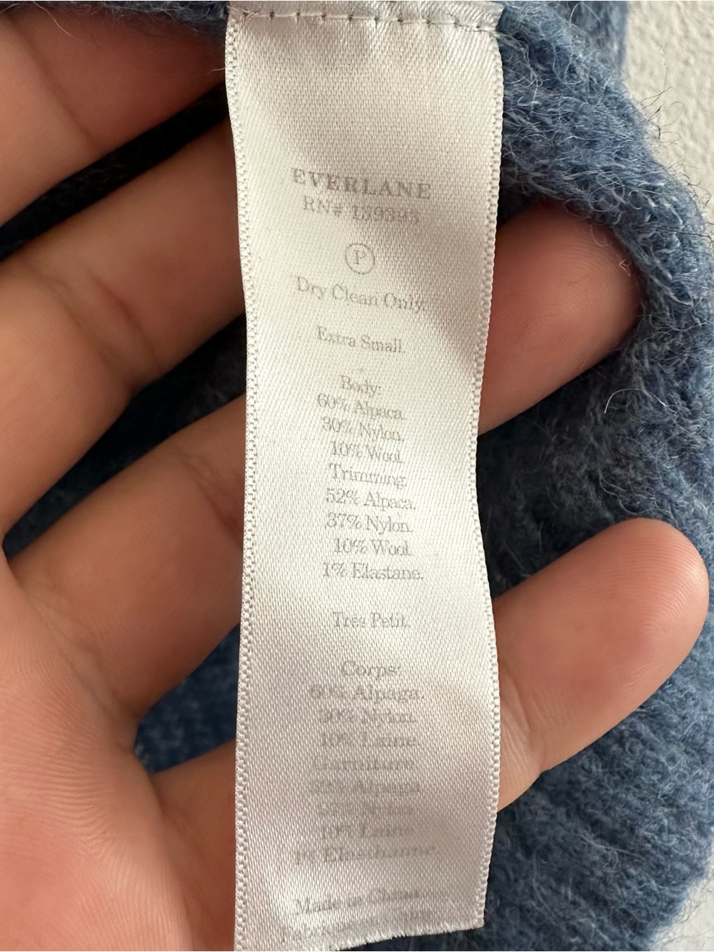 Everlane The Oversized Alpaca Crew Size: XS - Picture 6 of 8